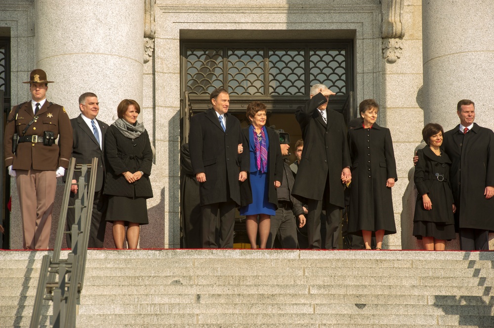 Utah Army National Guard participate in inauguration