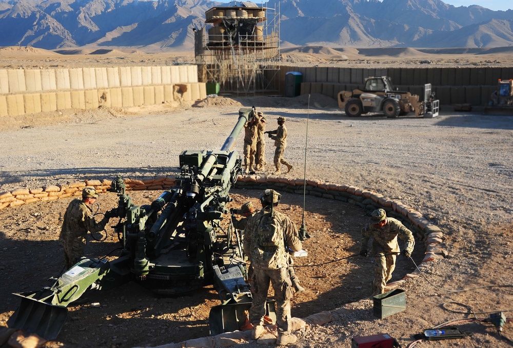 1-9 Field Artillery supports coalition forces with M777’s