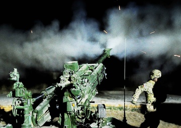 1-9 Field Artillery supports coalition forces with M777’s