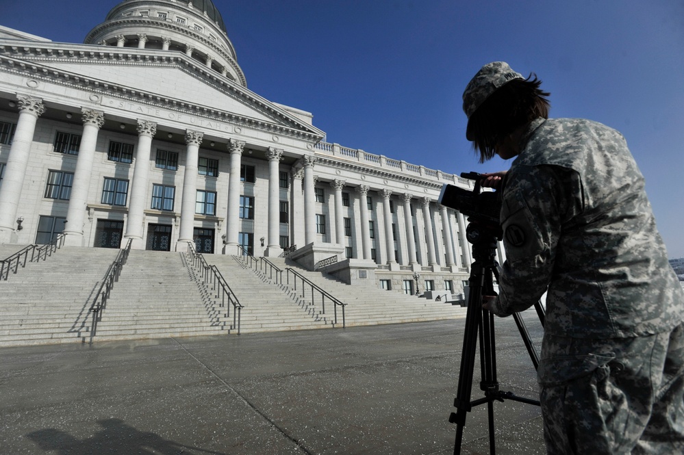 Utah Army National Guard participate in inauguration