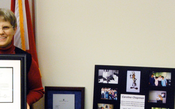 DCMA Americas employee recognized for 38 years of service