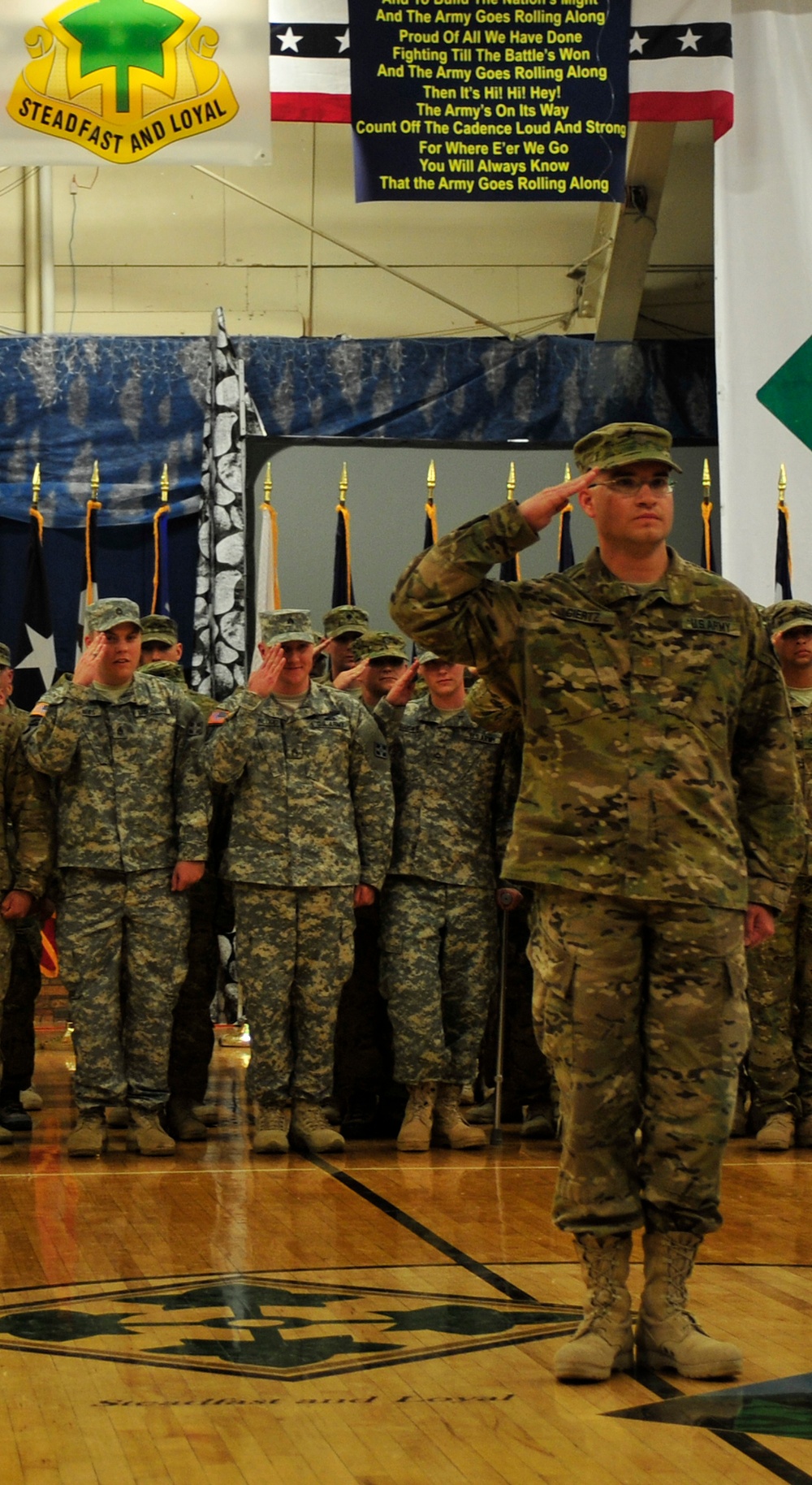 Warhorse Soldiers participate in Military Salute to Service; attend