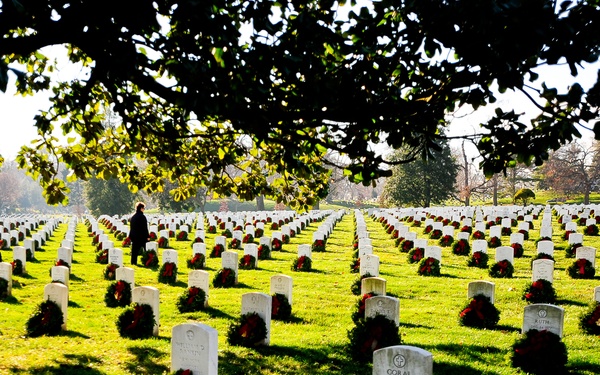 Wreaths Across America at Arlington National Cemetery