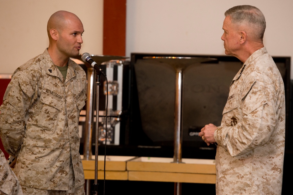 US Marine Corps leadership visits CJTF-HOA Marines