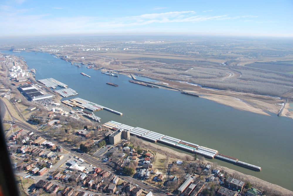 Low water on Mississippi River