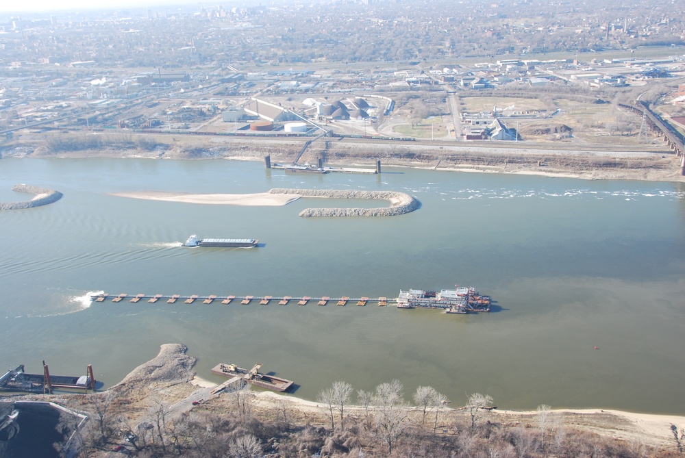 Low water on Mississippi River