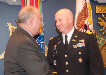 Army Under Secretary promotes old team member