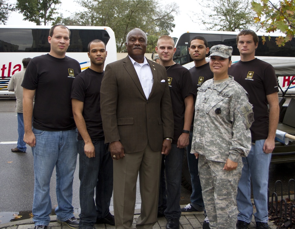 Army Reserve Ambassadors at the Orlando Citrus Parade