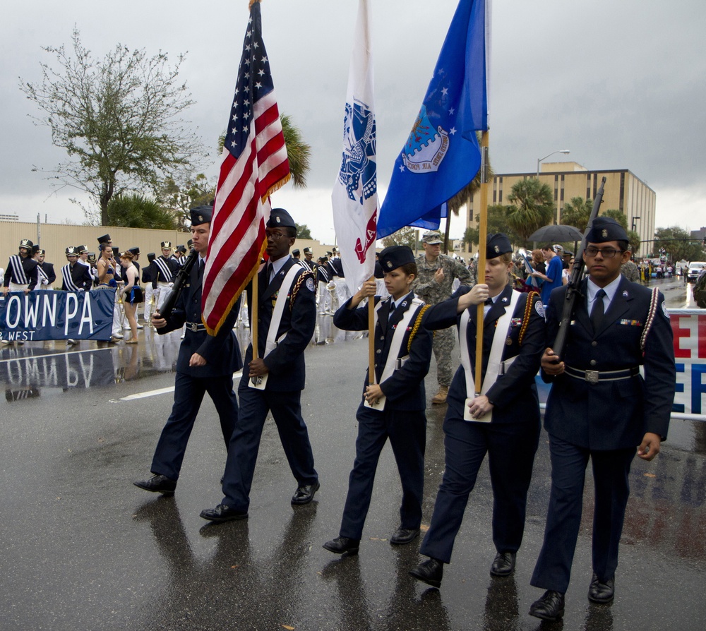 Army Reserve Ambassadors at the Orlando Citrus Parade