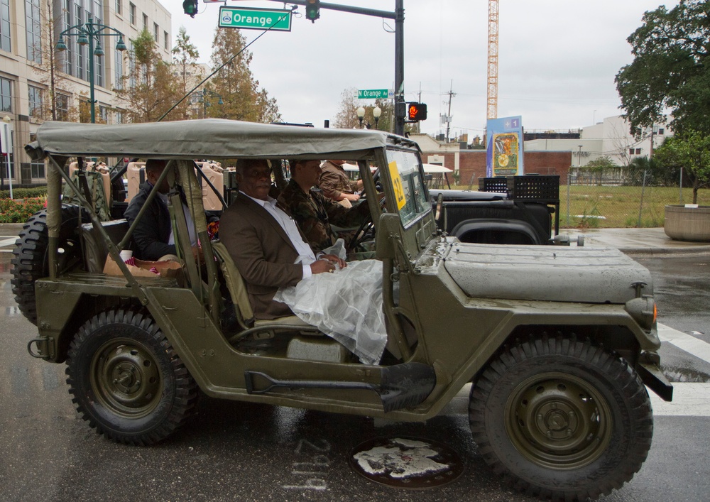 Army Reserve Ambassadors in the Orlando Citrus Parade