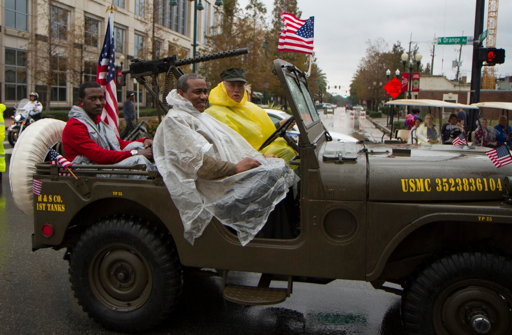 Army Reserve Ambassadors in the Orlando Citrus Parade