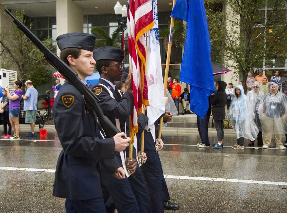 Army Reserve Ambassadors in the Orlando Citrus Parade