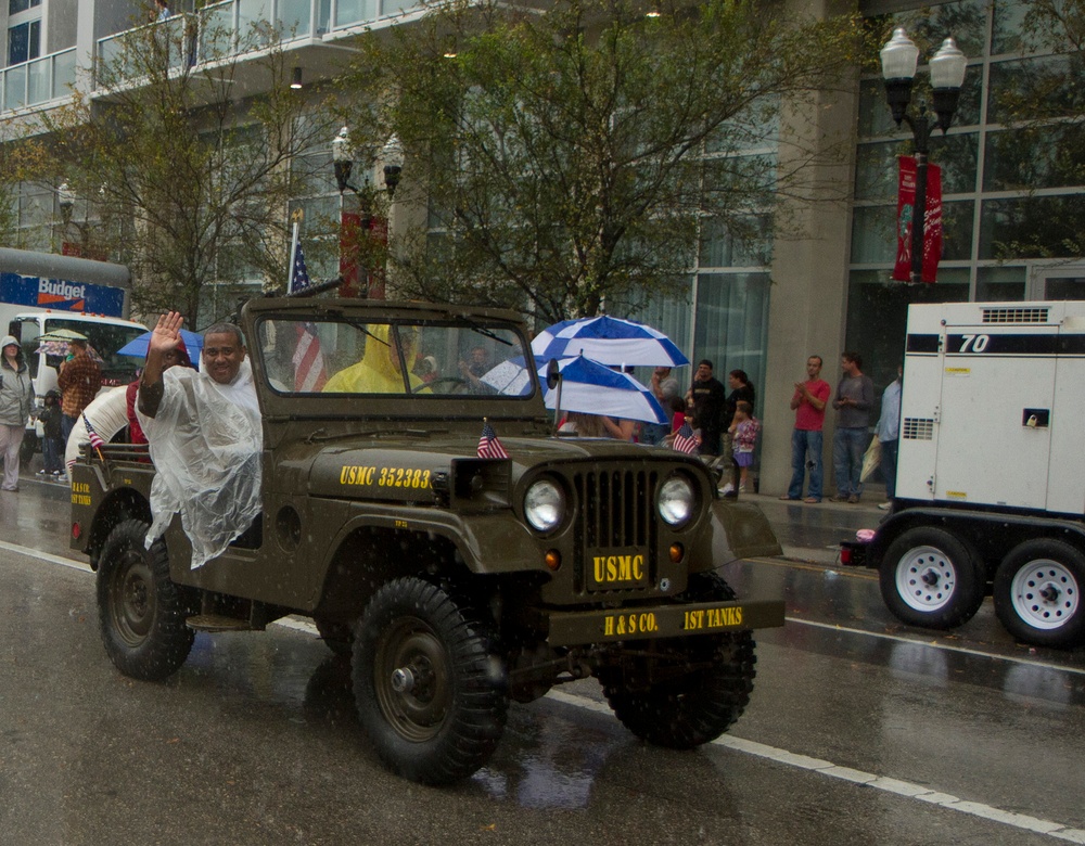 Army Reserve Ambassadors in the Orlando Citrus Parade