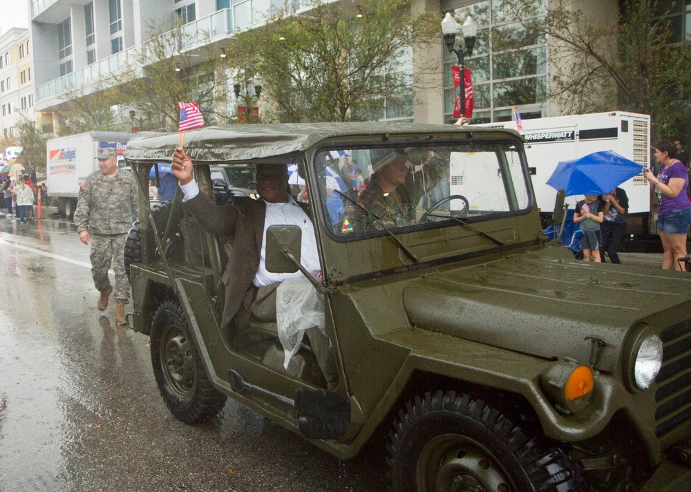 Army Reserve Ambassadors in the Orlando Citrus Parade