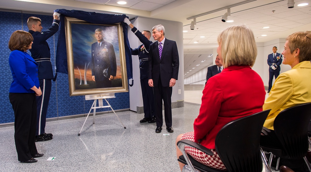 Gen. Schwartz portait unveiling