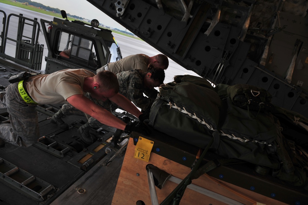 14 Airlift Squadron airdrop mission