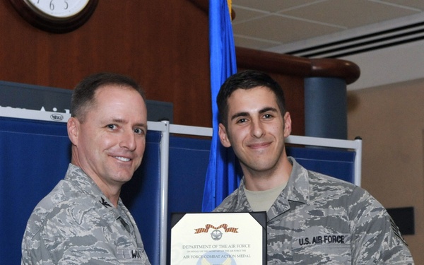 87th MDG airman earns Combat Action Medal