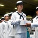 USS John C. Stennis crew conducts burial at sea ceremony