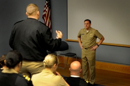 Navy’s Cyber commander addresses NPS Information Dominance Corps students