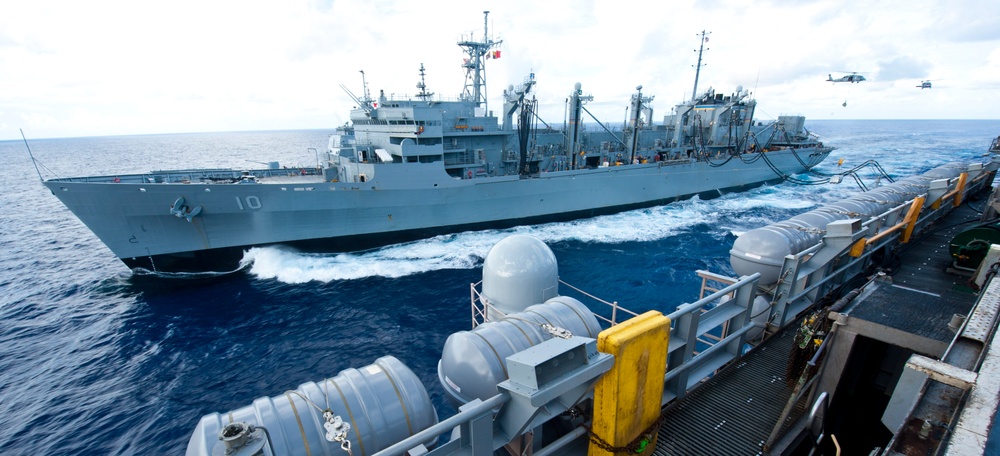 USS John C. Stennis replenishment
