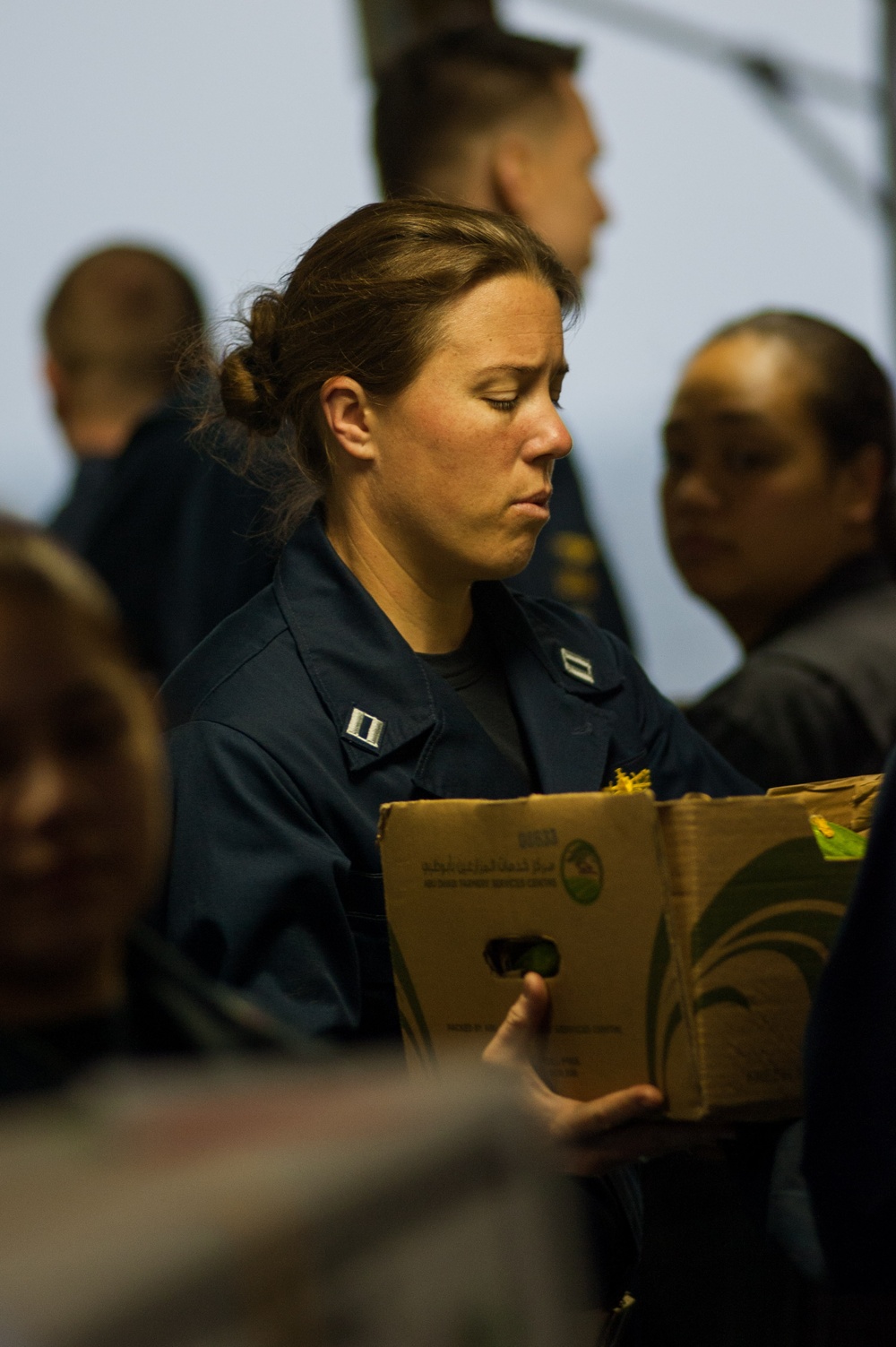 USS Mobile Bay replenishment