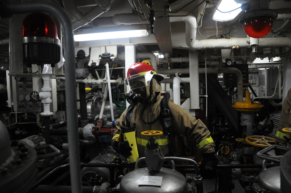 Drill conducted aboard USS Laboon