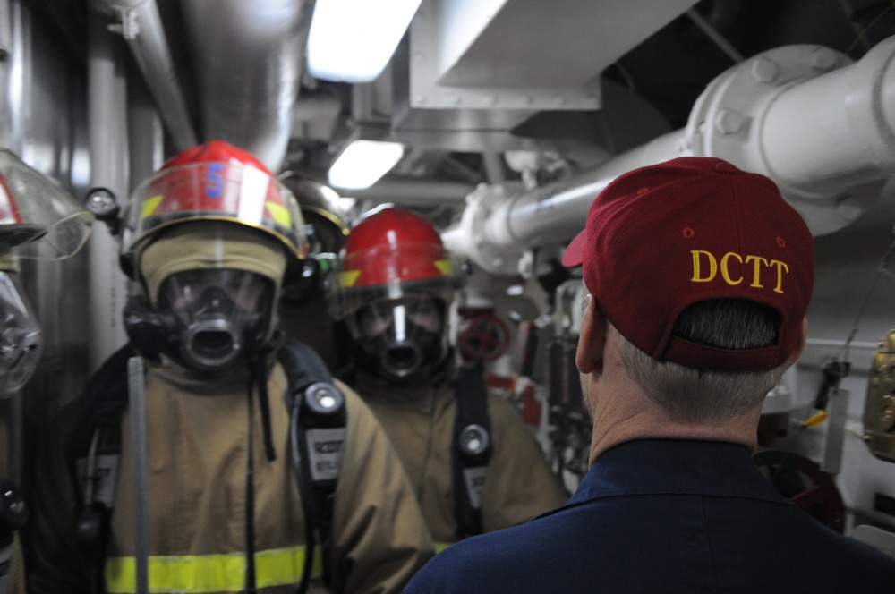 Drill conducted aboard USS Laboon