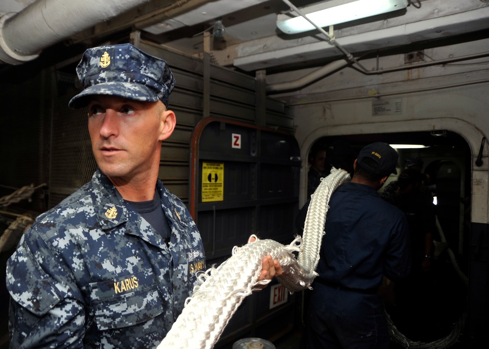 USS Harry S. Truman departs Norfolk