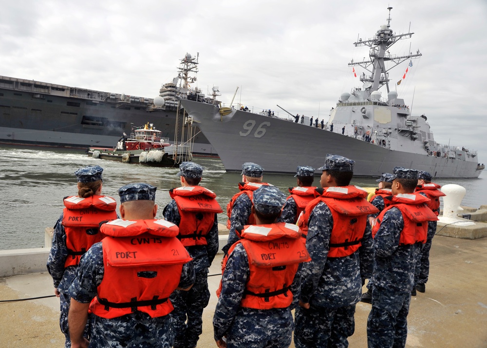 USS Harry S. Truman departs Norfolk