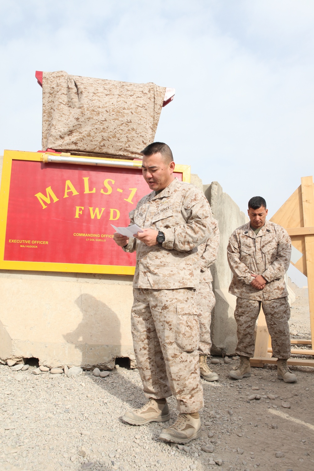 MALS-16 Dedicates Compound to Sgt. Atwell