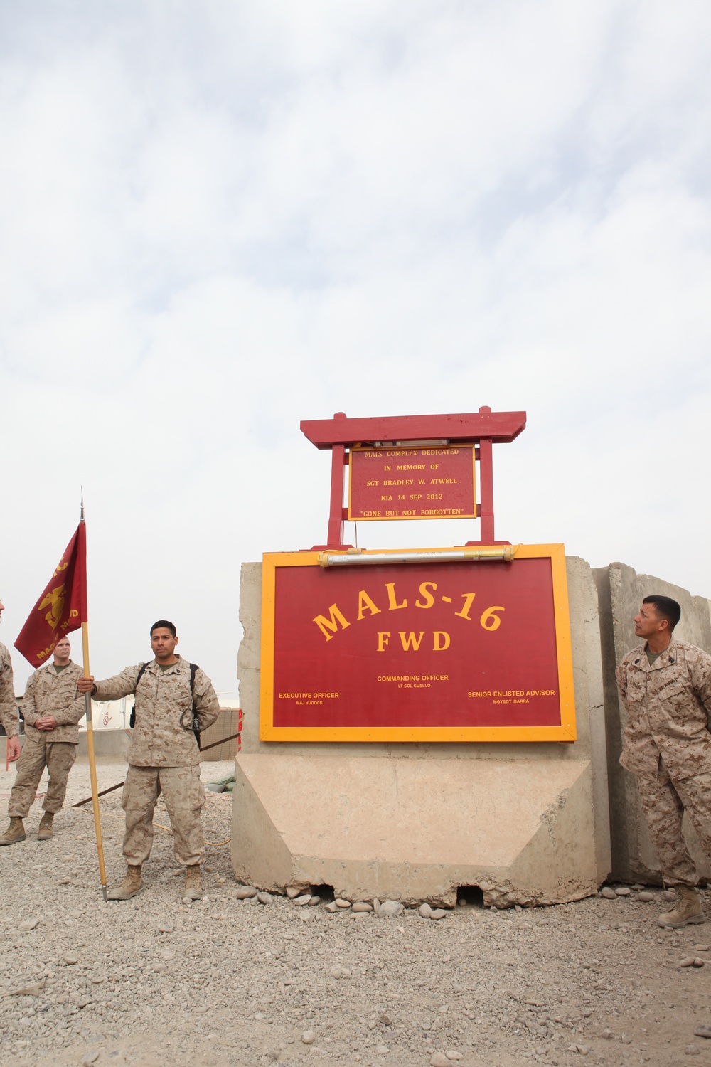 MALS-16 Dedicates Compound to Sgt. Atwell