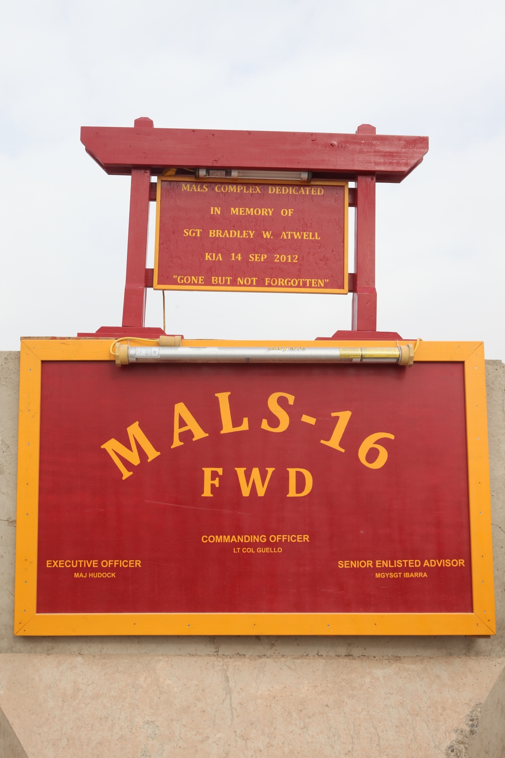 MALS-16 Dedicates Compound to Sgt. Atwell