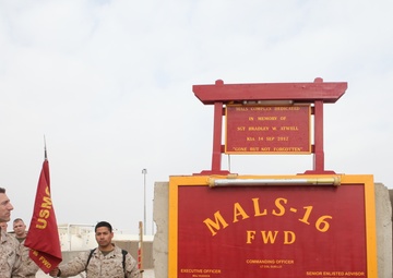 MALS-16 Dedicates Compound to Sgt. Atwell