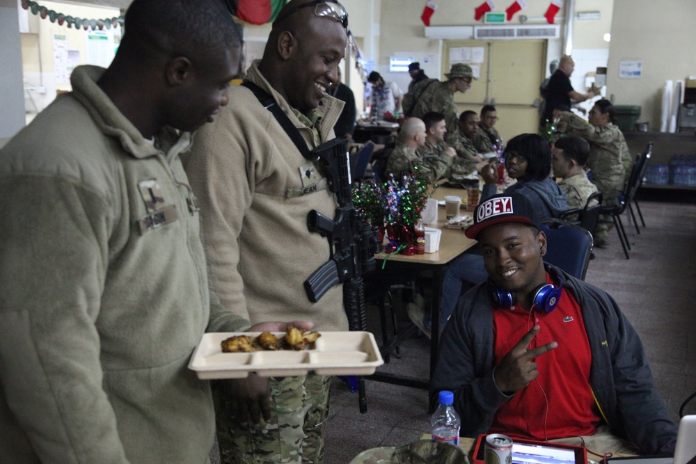 Soldiers at FOB Gamberi