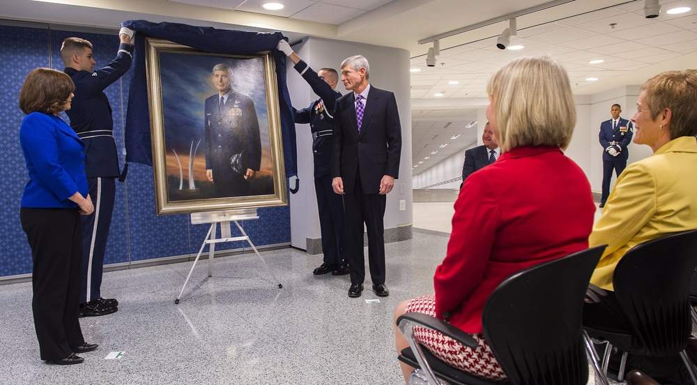 Gen. Schwartz portait unveiling