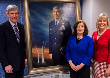 Gen. Schwartz portait unveiling