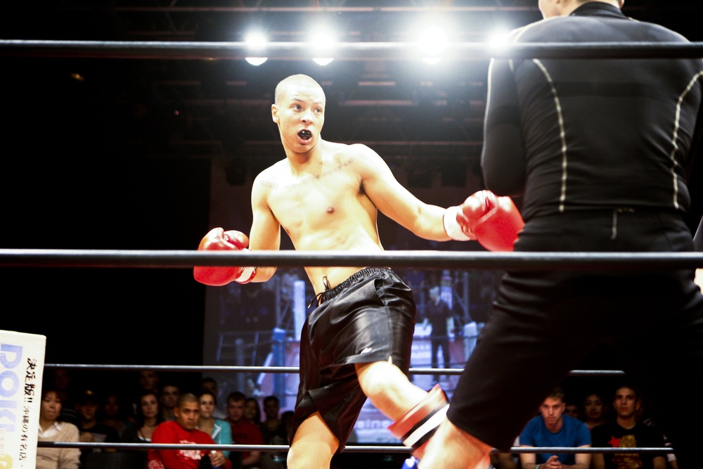 Kickboxing brings local academy, Marines together