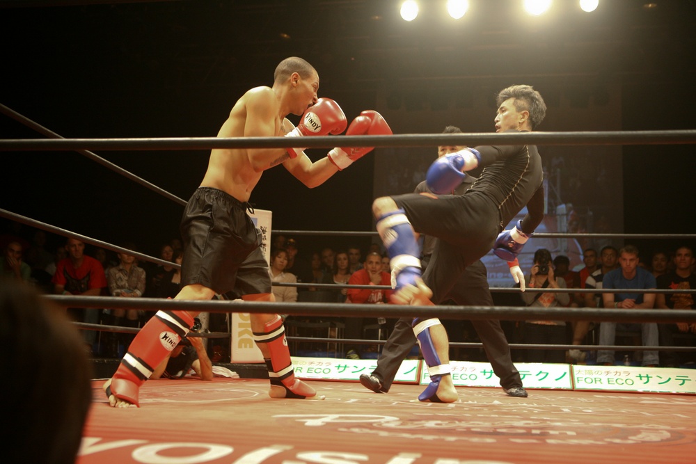 Kickboxing brings local academy, Marines together