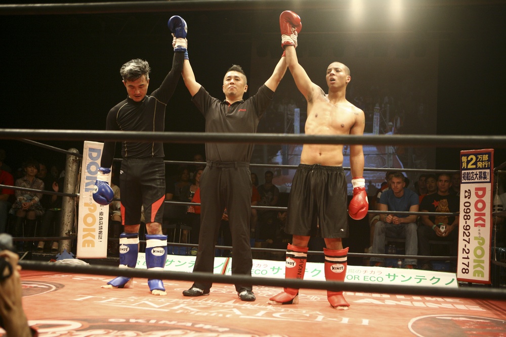 Kickboxing brings local academy, Marines together
