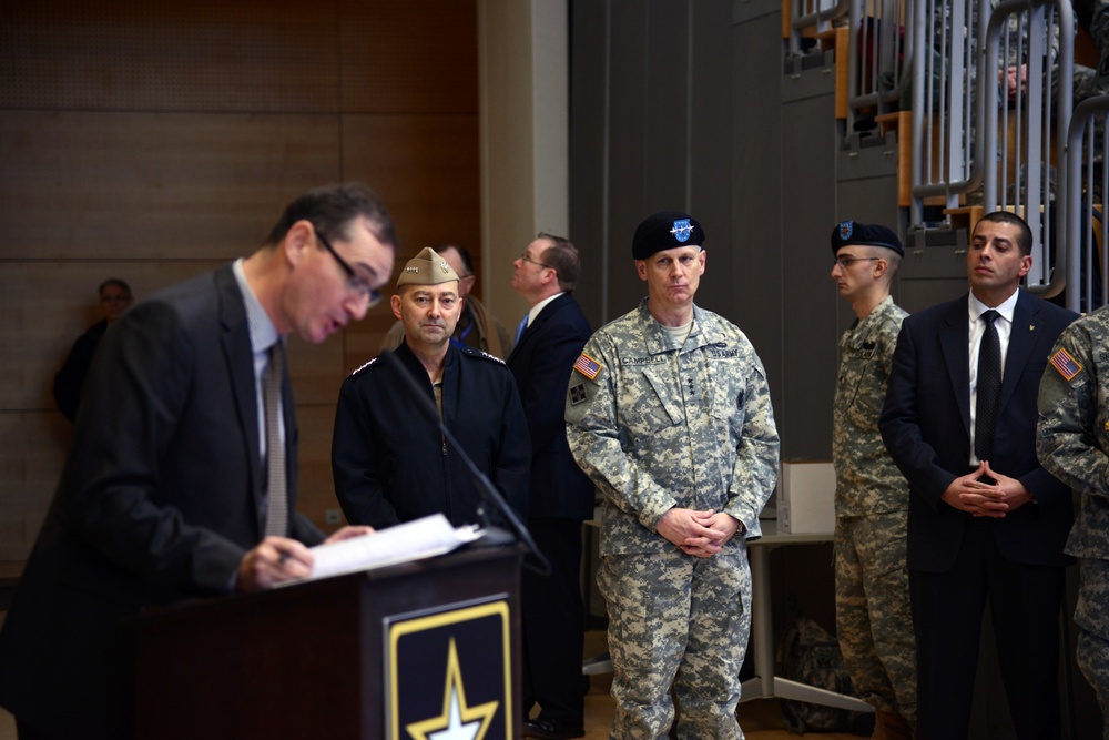 Assumption of Command for LTG Donald Campbell Jr.