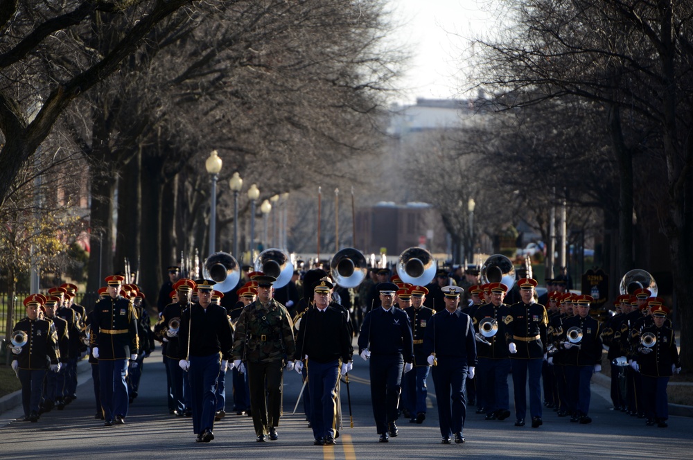 2013 presidential escort inaugural practice