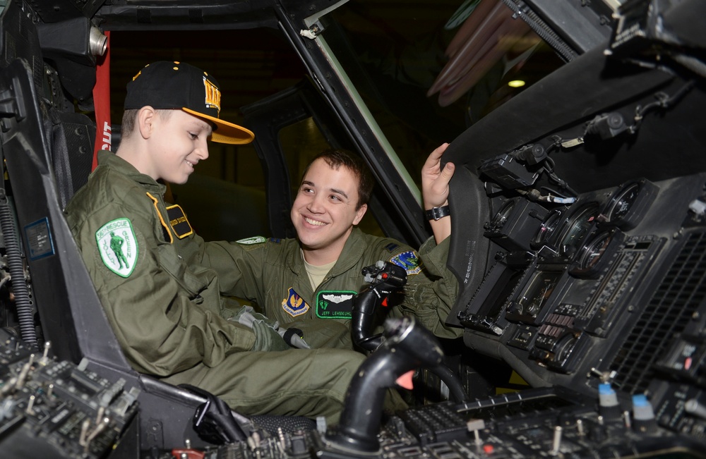 Local children get to a be a 'Pilot for a Day'