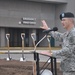 Col. Ronald J. Place gives remarks at Winn Hospital groundbreaking ceremony