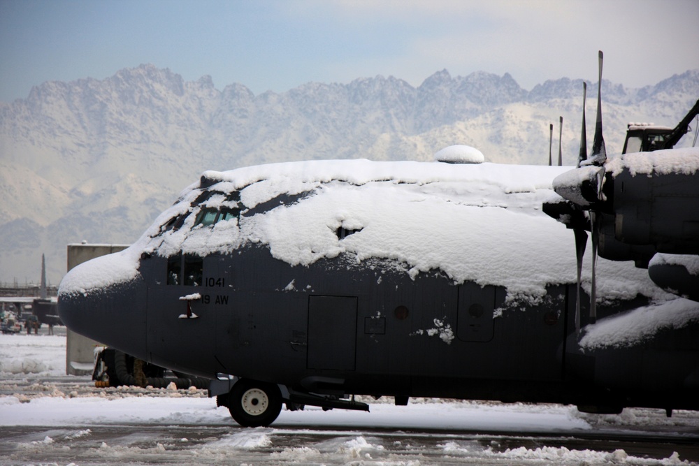 Snowbird on the wait, C130