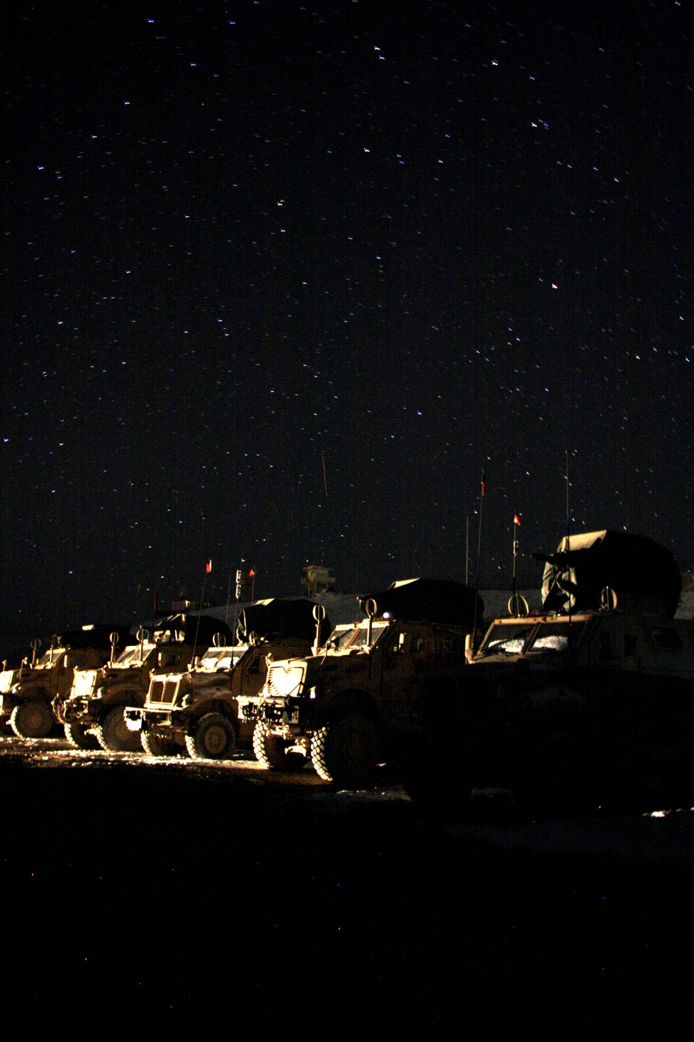 MRAPs await mission