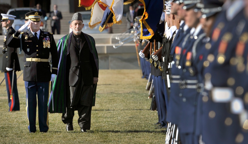 Karzai visit Panetta