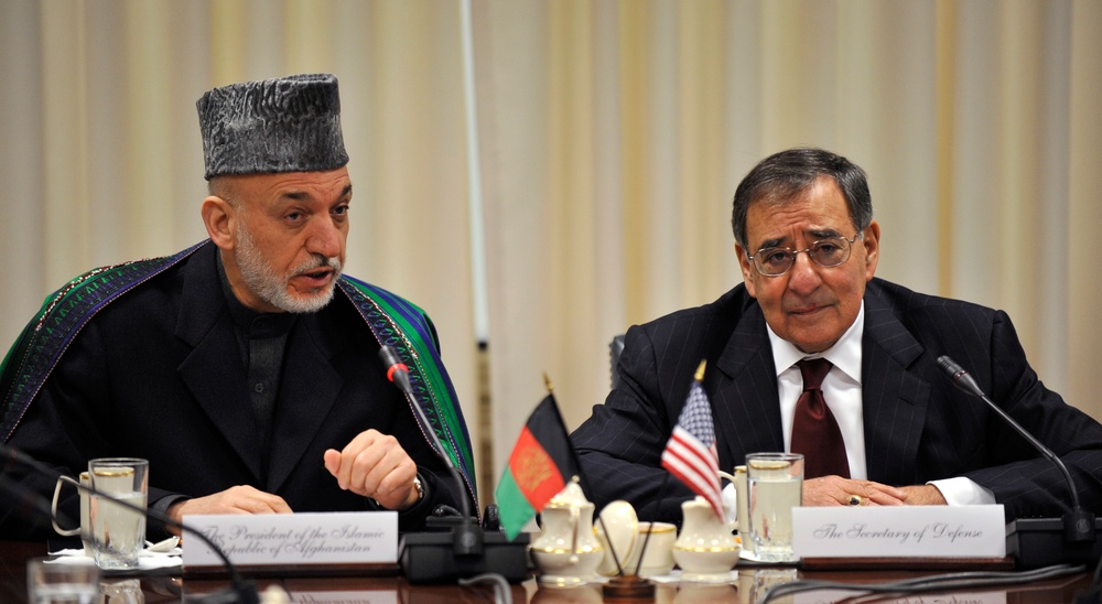 Karzai visit Panetta