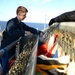 USS George HW Bush conducting training and carrier qualifications in the Atlantic Ocean