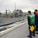 USS George HW Bush conducting training and carrier qualifications in the Atlantic Ocean