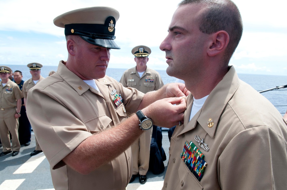 Chief petty officers pinning ceremony